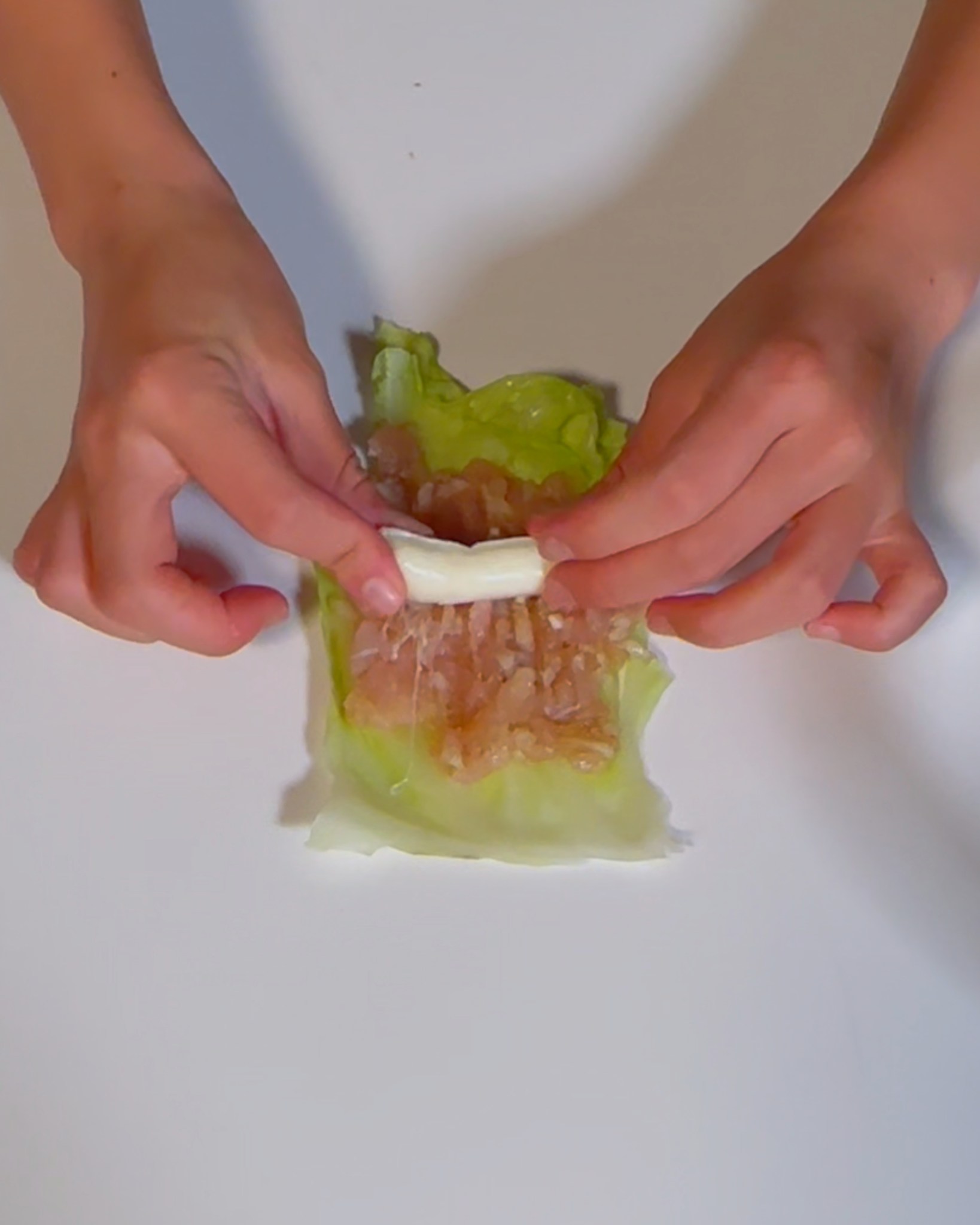 Cheesy Cabbage Roll Katsu Doobydobap